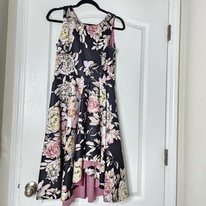 Floral Print A-Line Dress